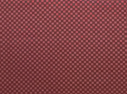 St Nicole Designs and Benartex Inc - Dark Red and Dark Brown Check Fabric