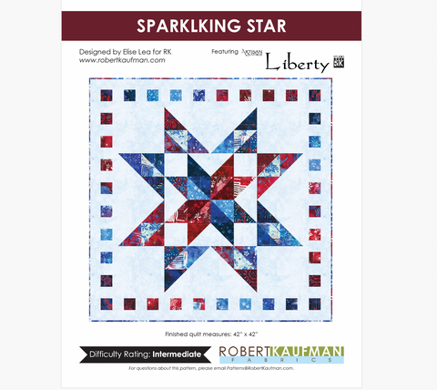 FREE PATTERN - Sparkling Stars by Elise Lea for RK