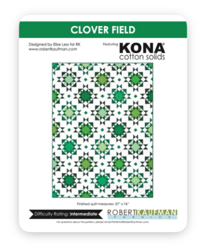 FREE PATTERN - Clover Field by Elise Lea for RK