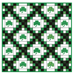 FREE PATTERN - Luck of the Irish Quilt by Alexandra Henry
