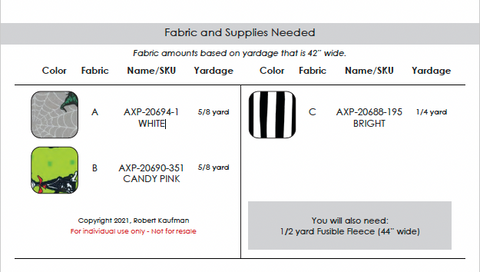 FREE PATTERN - Book Tag / Treat Bag