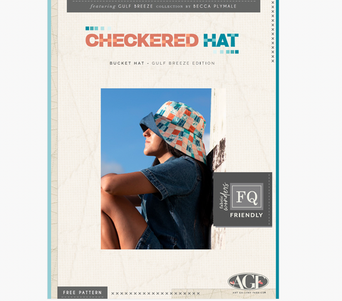FREE PATTERN - Checkered Hat Bucket Hat