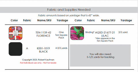 FREE PATTERN - Diamond Dance