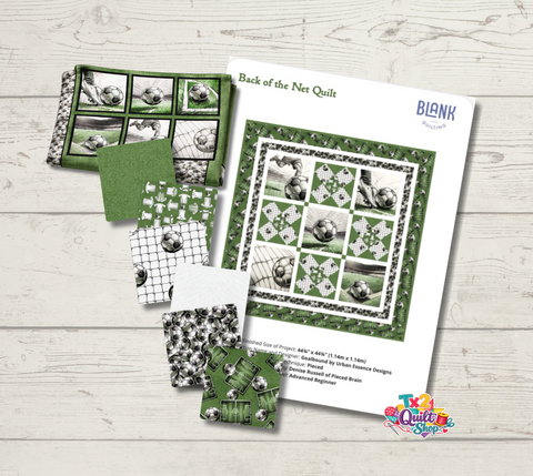 Back of the Net Quilt Kit Featuring Goalbound by Urban Essence Designs Blank Quilting