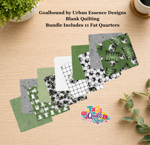 Goalbound by Urban Essence Designs Blank Quilting - 11-Piece Fat Quarter Bundle