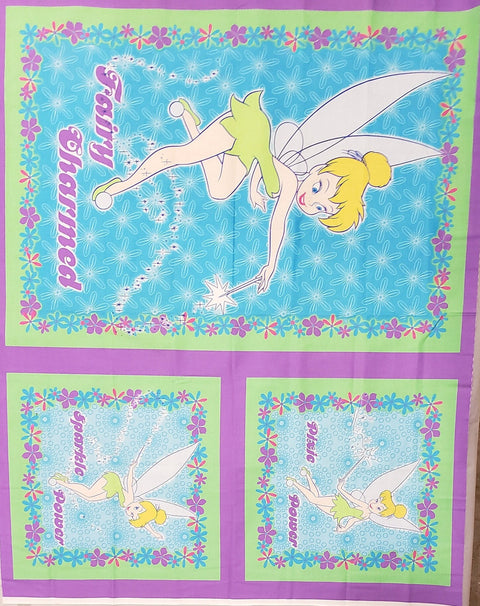 PANEL - Fairy Charmed, Pixie Power and Sparkle Power Fabric Panel