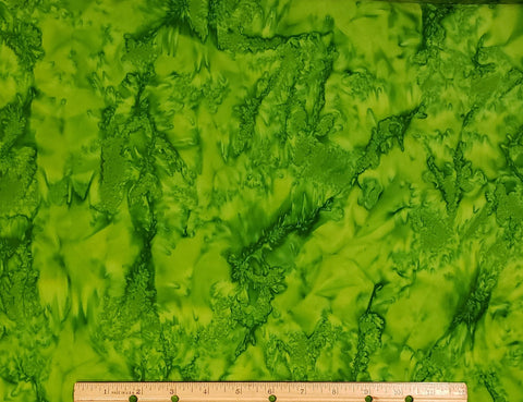 BATIK - Bright Green Fabric