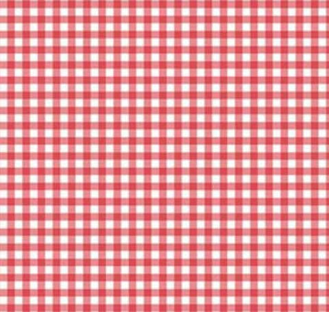 Riley Blake Designs Pattern C14795-RED Gone Glamping by Lori Whitlock 2024 Gingham Red - Red and White Gingham Fabric