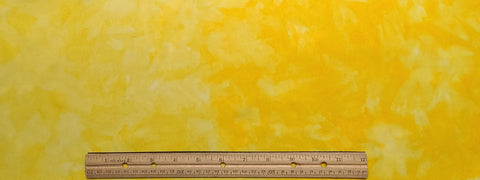 BATIK - Yellow Ombre Fabric - Dark to Light Selvage to Selvage