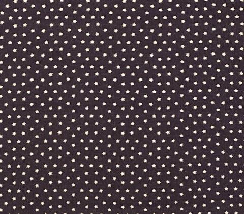 Marcus Brothers Textiles - Dark Navy Fabric / White Star Print