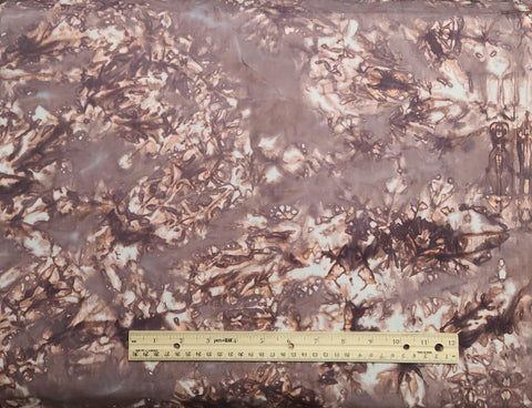 BATIK - Dark Puce, Puce, White, Dusty Rose Patterned Fabric
