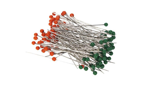 Clover Quilting Pins (Contains 100 Pins) .6mm x 48 mm (Red) ARTNO 2508