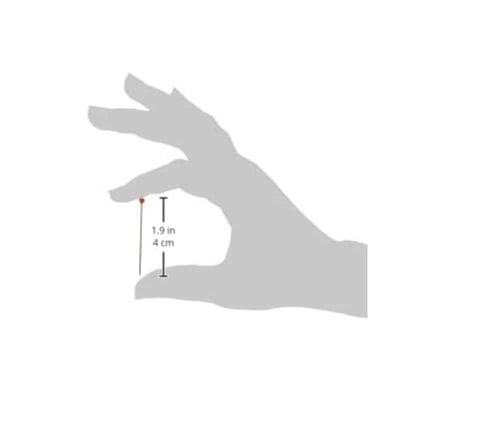 Clover Quilting Pins (Contains 100 Pins) .6mm x 48 mm (Red) ARTNO 2508