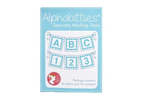 Alphabitties Specialty Marking Tools / It's Sew Emma / 26 Letters / 10 Numbers