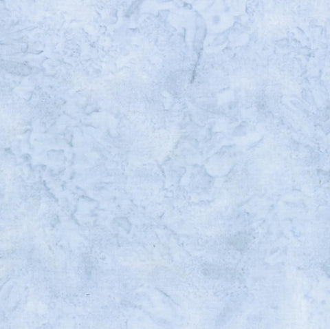 Hoffman California International Fabrics 1895 Collection 1895-D7 Dusty Blue - Pale Blue Patterned Batik Fabric