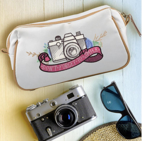 Scissortail Stitches Smile for the Camera 51279 - 8 Designs Embroidery Disk