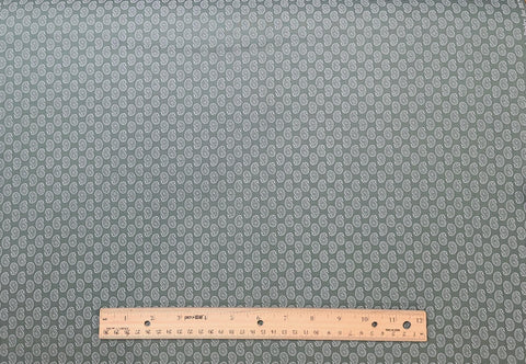 Silk Road Cassandra Paisley 3414-58 Benartex - Blue/Green Fabric / Light Tonal Paisley Print