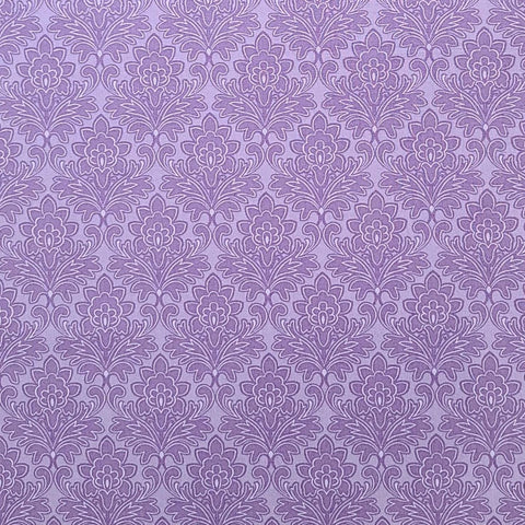 Modern Edge by Jennifer Young 3356-62 for Benartex - Lavender Fabric / Dark Lavender Flower Pattern