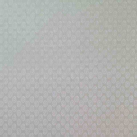 Silk Road Cassandra Paisley 3414-44 Benartex - Sage Fabric / Tone-on-Tone Paisley Print