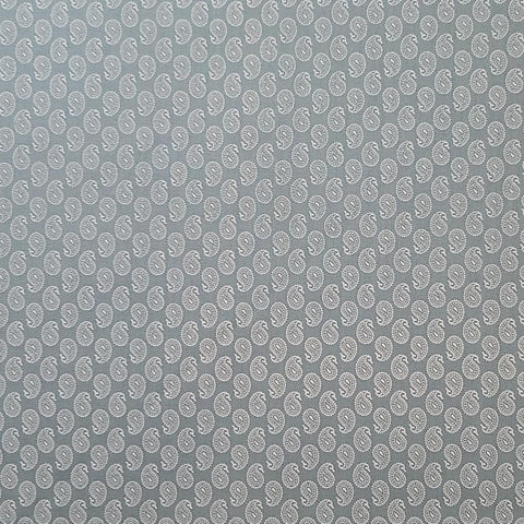 Silk Road Cassandra Paisley 3414-59 Benartex - Blue/Green Fabric / Light Tonal Paisley Print.