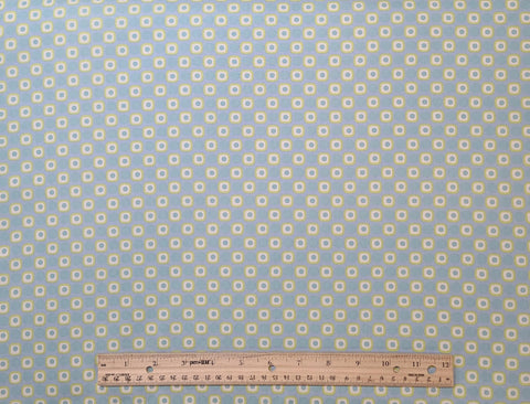 Paradise Collection PA-300 for Art Gallery Fabrics - Pale Blue/Gray Fabric / Aqua Dot / White, Chartreuse Block