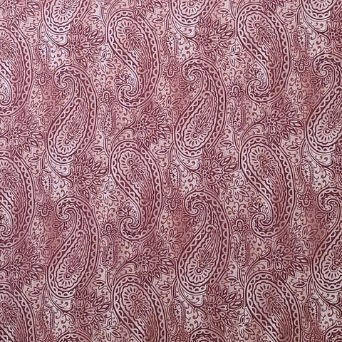 South Pacific 2467-66 Pacifica Paisley Plum Benartex - Light Plum, Gray Tonal Fabric / Dark Plum Paisley Print