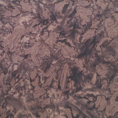 Batik Textiles B7233 - Dark Brown, Black Patterned Batik Fabric