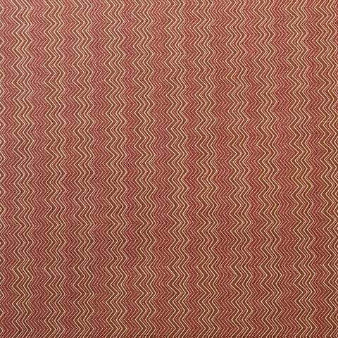 Silk Road Cassandra Zig Zag 3415-22 Benartex - Rust and Tan Zig Zag Pattern Fabric