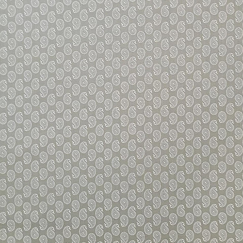 Silk Road Cassandra Paisley 3414-14 Benartex - Light Khaki Green Fabric / Light Tonal Paisley Print