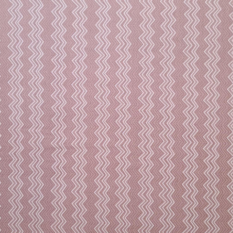 Silk Road Cassandra Zig Zag 3415-26 Benartex - Dark Dusty Rose and White Zig Zag Pattern Fabric