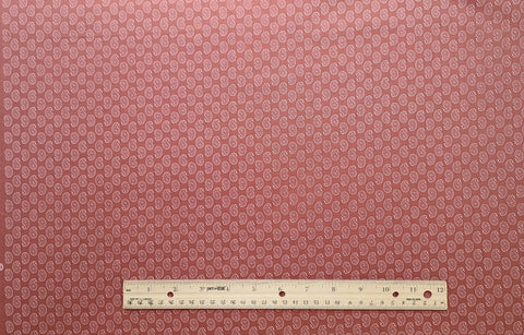 Silk Road Cassandra Paisley 3414-11 Benartex - Rust Fabric / Tonal Paisley Print