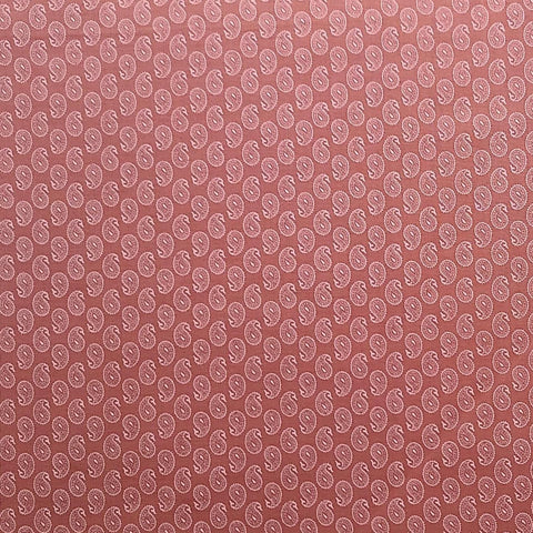 Silk Road Cassandra Paisley 3414-11 Benartex - Rust Fabric / Tonal Paisley Print