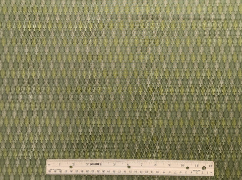 Harvest Reflections 3362-44 Benartex - Green Tone-on-Tone Packed Leaf Print Fabric