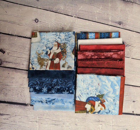 St. Nicholas by Liz Goodrick-Dillon for Northcott Fabric HALF YARD Bundle
