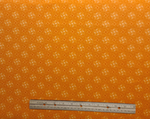 Under the Influence of Fabric by Sara Tuttle & Sandy Brawner for Moda - Orange Tonal Kaleidiscope Print Fabric