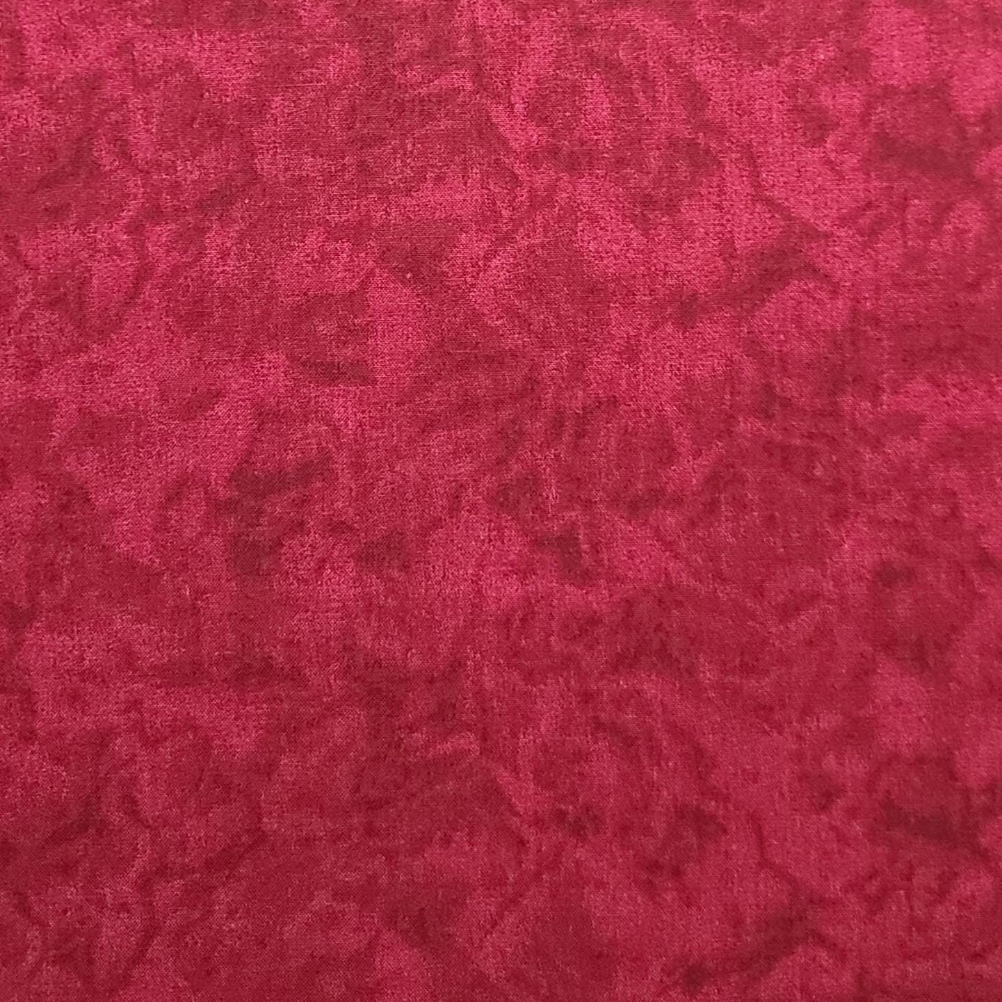 Dark Raspberry Colored Tonal Blender Fabric - Selvage to Selvage Print ...