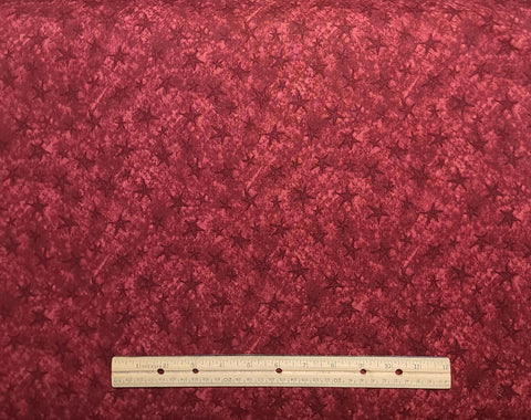 Freedom Ahoy! Teresa Kogut SSI - Burgundy Tonal Fabric / Tone-on-Tone Star Print