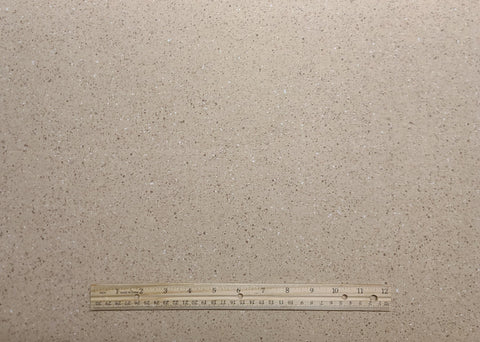 Beige Fabric / Brown Tonal Corkboard Pattern - Selvage to Selvage Print