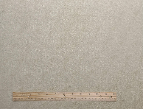 White Fabric / Packed Dark Gold Mini Cobblestone Pattern - Selvage to Selvage Print