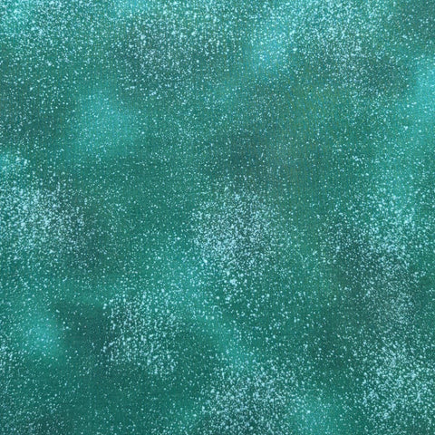 Naturescapes Deborah Corsini for P&B Textiles - Christmas Green Tonal Fabric / Pale Green Speckle Print