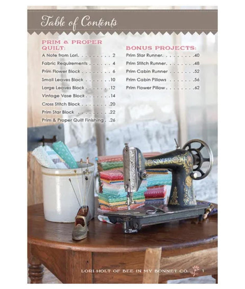 Prim & Proper Book / Lori Holt of Bee in my Bonnet #ISE-941