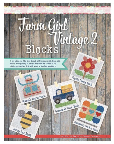 Farm Girl Vintage 2 Book / Lori Holt of Bee in my Bonnet #ISE-931
