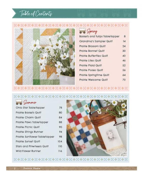 Prairie Home Quilt Book / Lori Holt of Bee in my Bonnet Co. #ISE-961