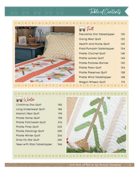 Prairie Home Quilt Book / Lori Holt of Bee in my Bonnet Co. #ISE-961