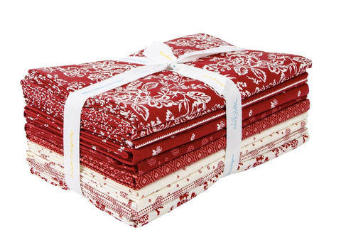 Red Delicious by The RBD Designers / 10-Yard Red Colorway Bundle / 1 Yard Precut / Riley Blake Designs