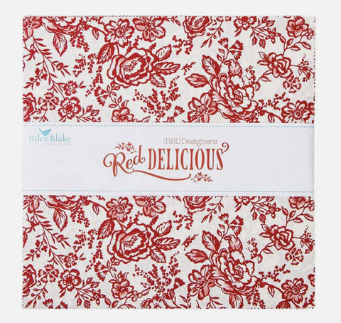 Red Delicious by The RBD Designers / 10" Stacker / 42-Pieces / Riley Blake Designs
