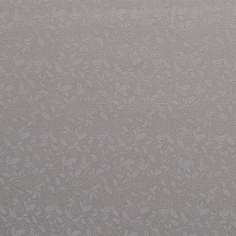 JoAnn Fabrics - White Tone-on-Tone Holly Vine Print Fabric