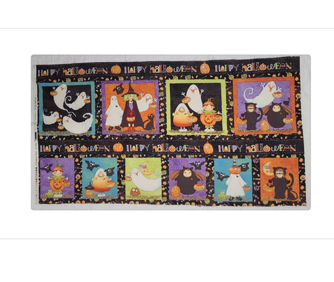 Pumpkin Gang 1650 by Julie Dobson Miner for Studio E Fabrics Fabric Panel 24"x44"