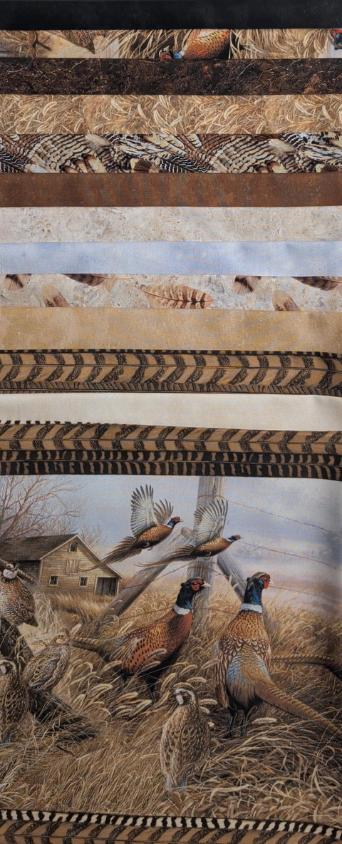 Pheasant Grove - Naturescapes by Rosemary Millette for Northcott Fabric FAT QUARTER Bundle