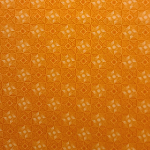 Under the Influence of Fabric by Sara Tuttle & Sandy Brawner for Moda - Orange Tonal Kaleidiscope Print Fabric